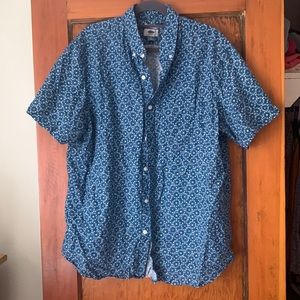 Men's Short Sleeve Button down